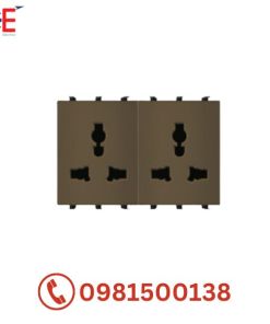 Bộ ổ cắm đôi ba chấu uten V7.1