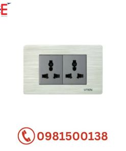 Bộ ổ cắm đôi ba chấu uten V7.0