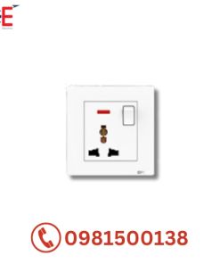 Bộ ổ cắm đơn 13A 3 chấu Opple