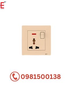 Bộ ổ cắm đơn 13A 3 chấu Opple