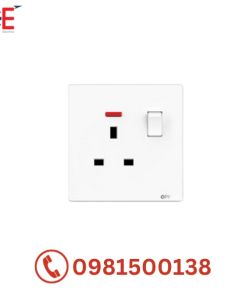 Bộ ổ cắm đơn 3 chấu 13A 2 cực Opple