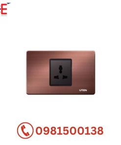 Bộ ổ cắm đơn 3 chấu Uten A8.0