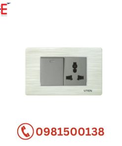Bộ ổ cắm đơn 3 chấu Uten V7.0