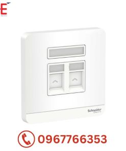 Bộ ổ cắm mạng cat5e đôi AvatarOn Schneider