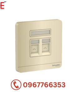 Bộ ổ cắm mạng cat5e đôi AvatarOn Schneider