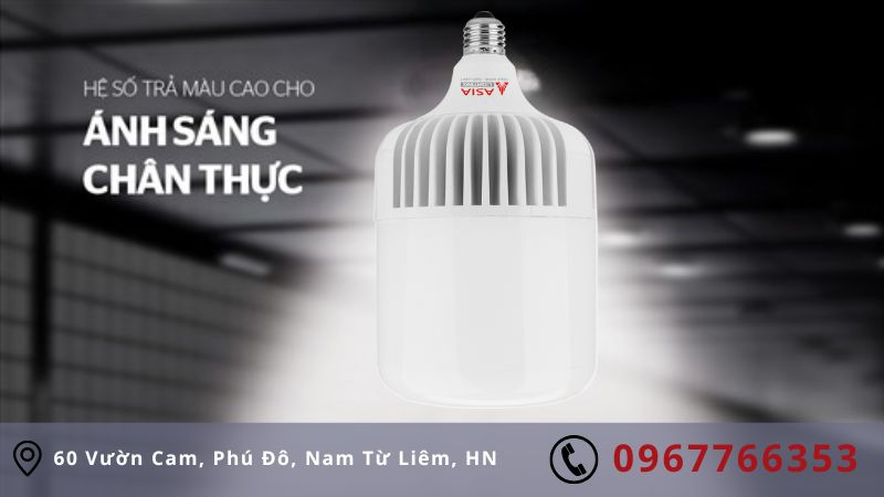 Cấu tạo của bóng bulb tròn 65W Asia