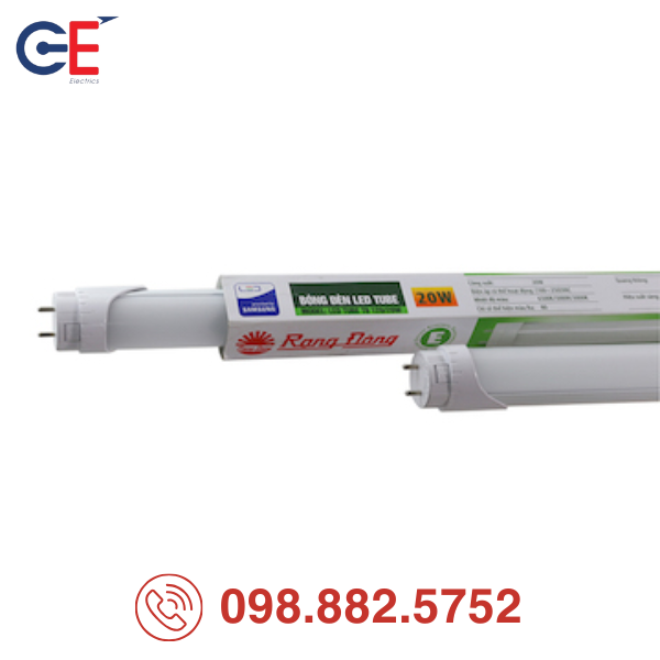 Bóng LED Tube T8 Rạng Đông N02 1200/20W dễ dàng lắp đặt