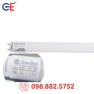 Bóng LED Tube T8 Rạng Đông TT01 1200/20W độ bền cao