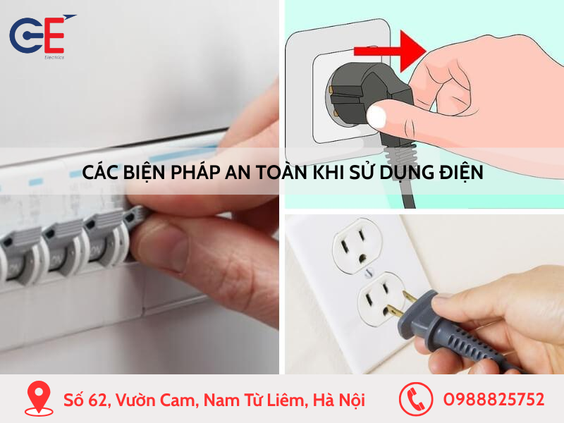 Các biện pháp an toàn khi sử dụng điện