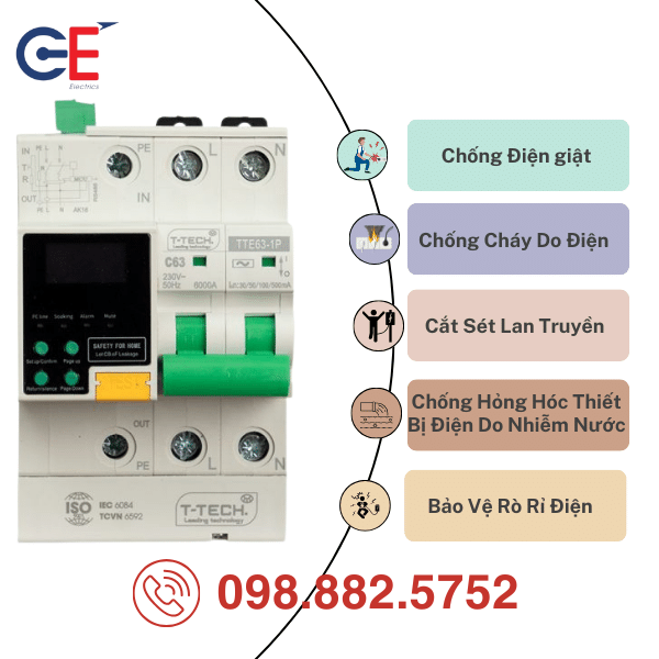 Công dụng của thiết bị điện chống giật