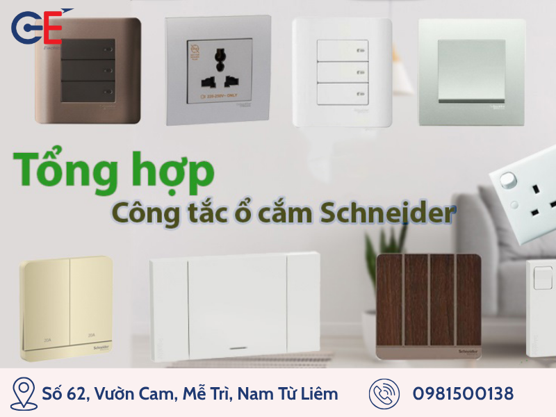 Các dòng công tắc Schneider với độ an toàn tuyệt đối