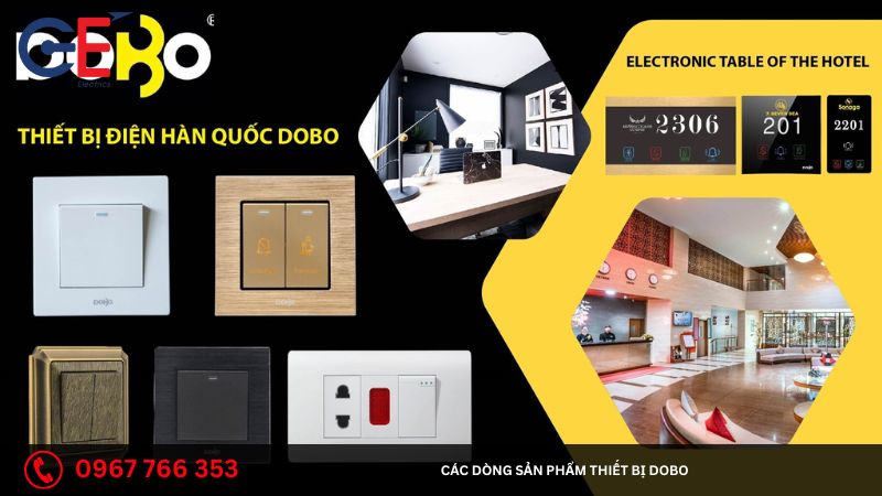 Các dòng sản phẩm thiết bị DoBo
