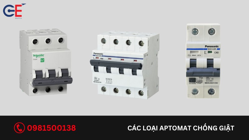 Các loại Aptomat chống giật