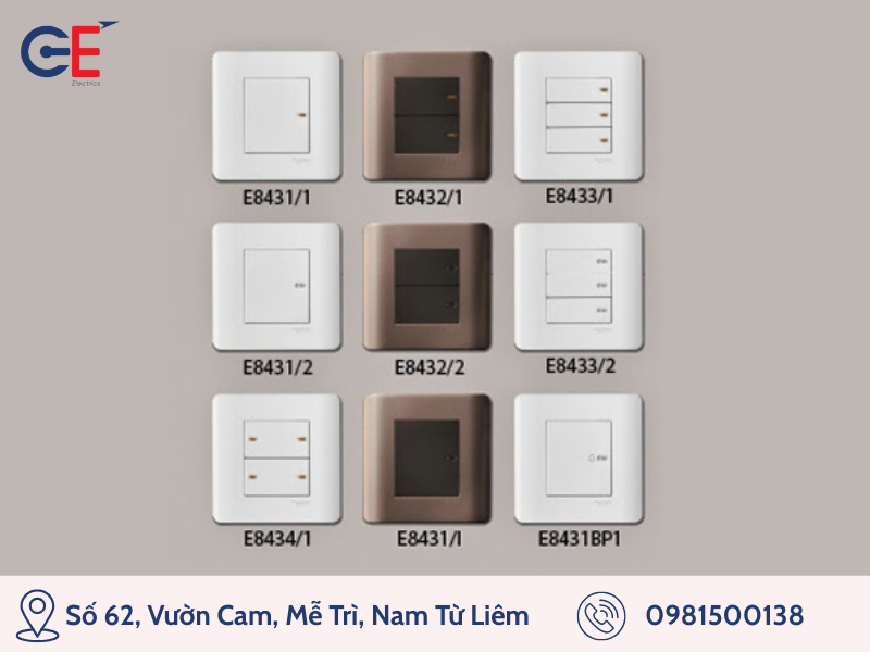 Mặt dòng công tắc ổ cắm AvartarOn-Schneider 