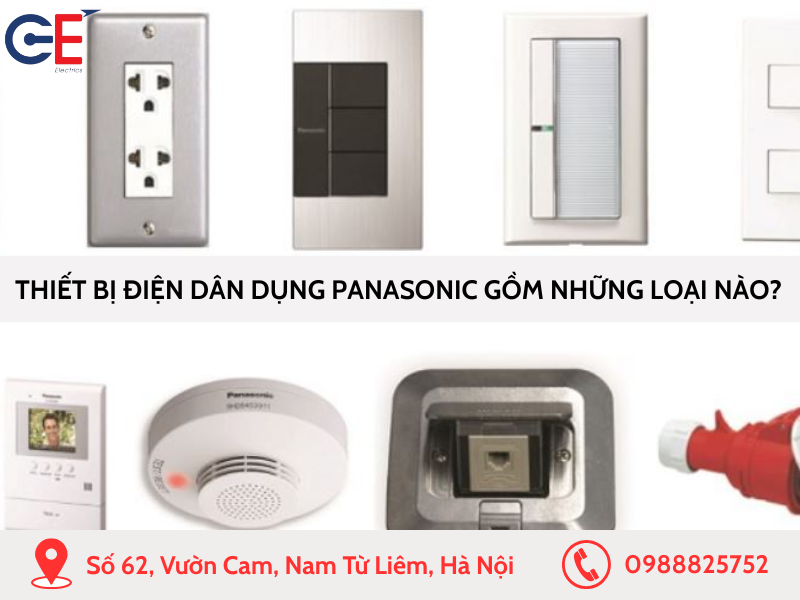 tổng hợp các loại thiết bị điện dân dụng Panasonic