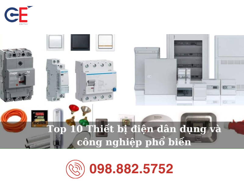 Các loại thiết bị điện dân dụng