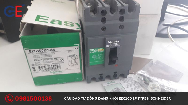 Các lưu ý khi sử dụng cầu dao tự động dạng khối EZC100 1P Type H Schneider