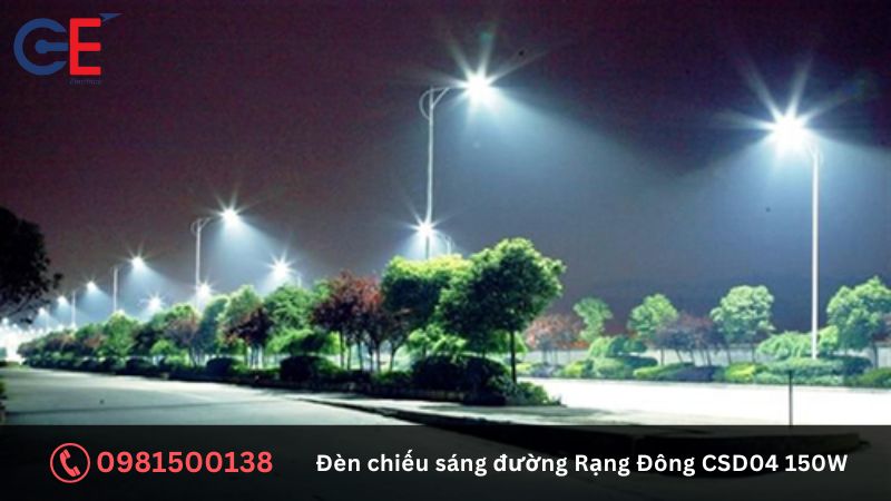 Các lưu ý khi sử dụng đèn chiếu sáng đường Rạng Đông CSD04 150W