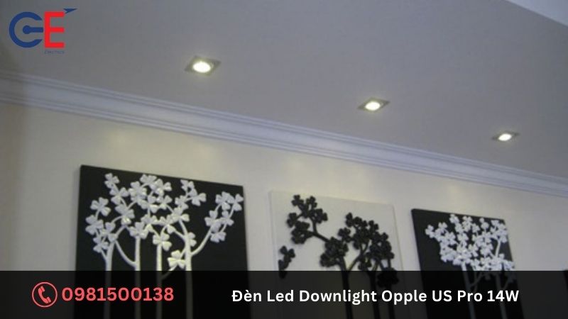 Các lưu ý khi sử dụng đèn LED Downlight Opple US Pro 14W