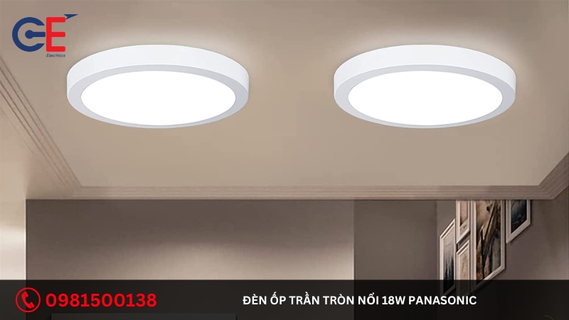 Các lưu ý khi sử dụng đèn ốp trần tròn nổi 18W Panasonic