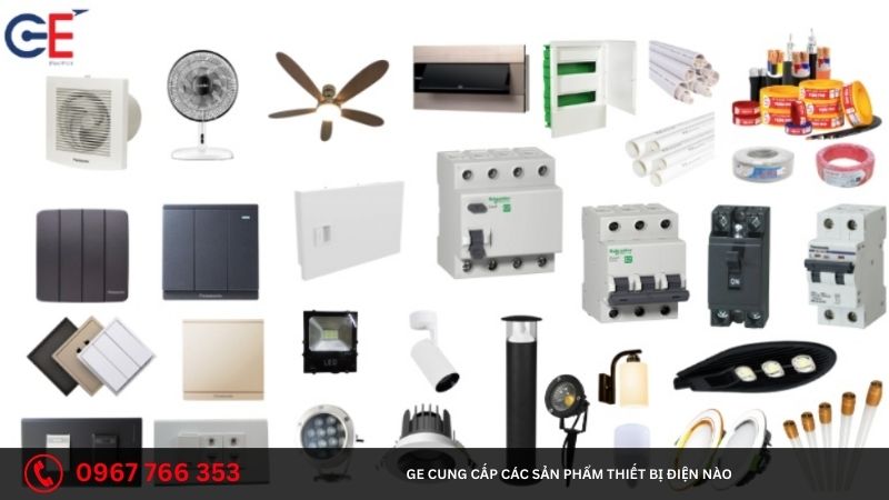 GE cung cấp các sản phẩm thiết bị điện nào