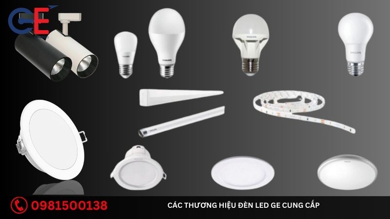 Các thương hiệu đèn led GE cung cấp