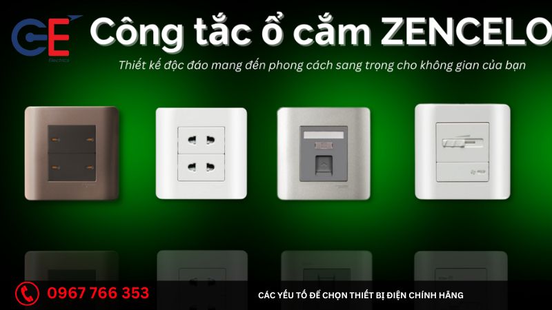 Các yếu tố để chọn thiết bị điện chính hãng