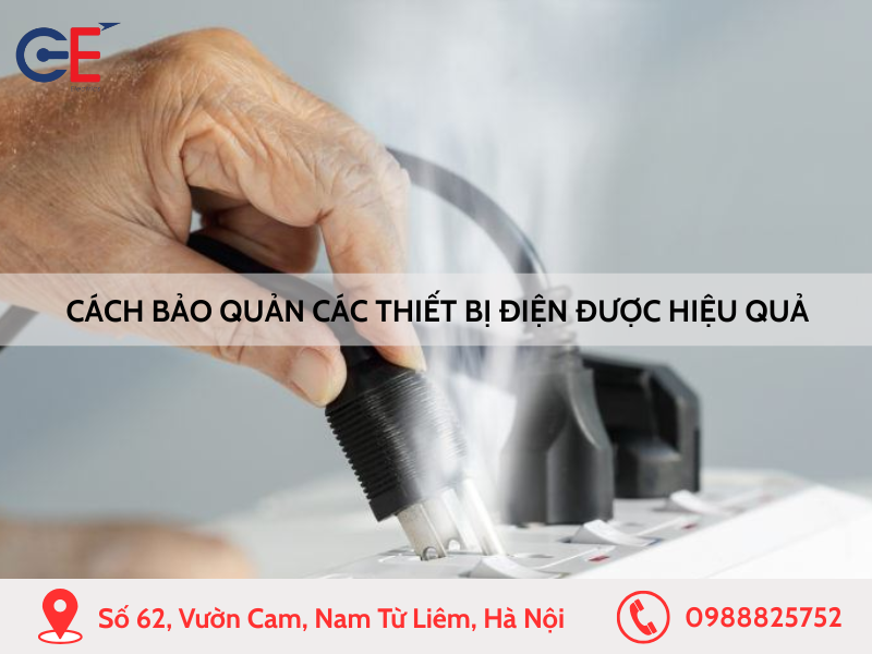 Cách bảo quản các thiết bị điện được hiệu quả