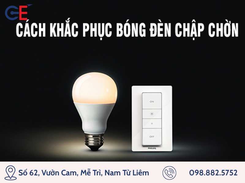 Cách khắc phục công tắc đèn chập cháy