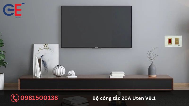 Cách lắp đặt bộ công tắc 20A Uten V9.1 đơn giản