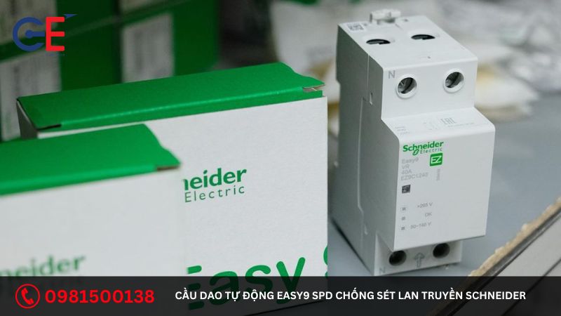 Cách lắp đặt cầu dao tự động Easy9 SPD chống sét lan truyền Schneider