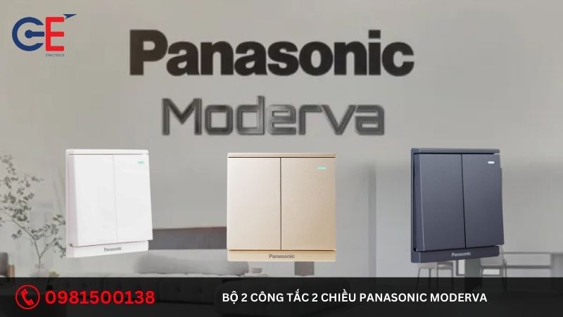 Cách lắp đặt bộ 2 công tắc 2 chiều Panasonic Moderva