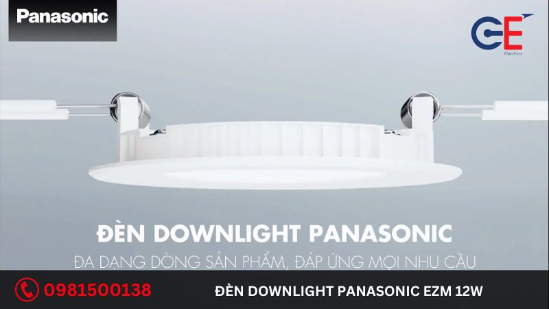 Cách lắp đặt đèn Downlight Panasonic EZM 12W