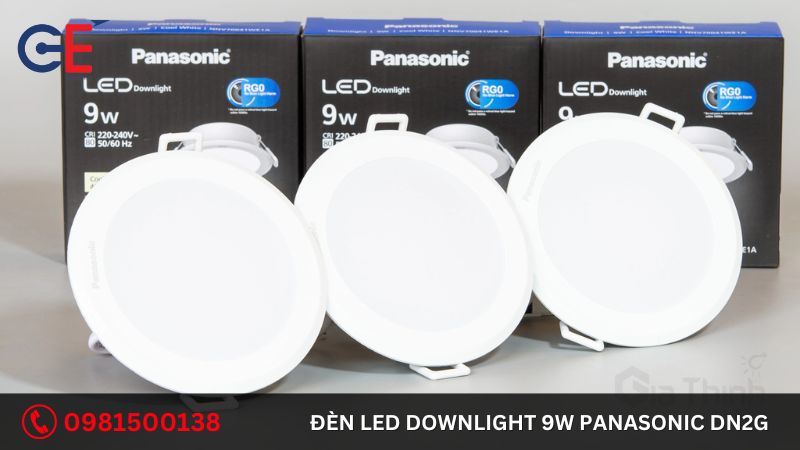 Cách lắp đặt đèn Led Downlight 9W Panasonic DN2G