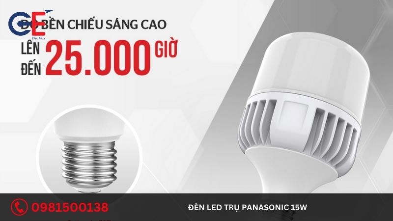 Địa chỉ cung cấp đèn Led trụ Panasonic 15W