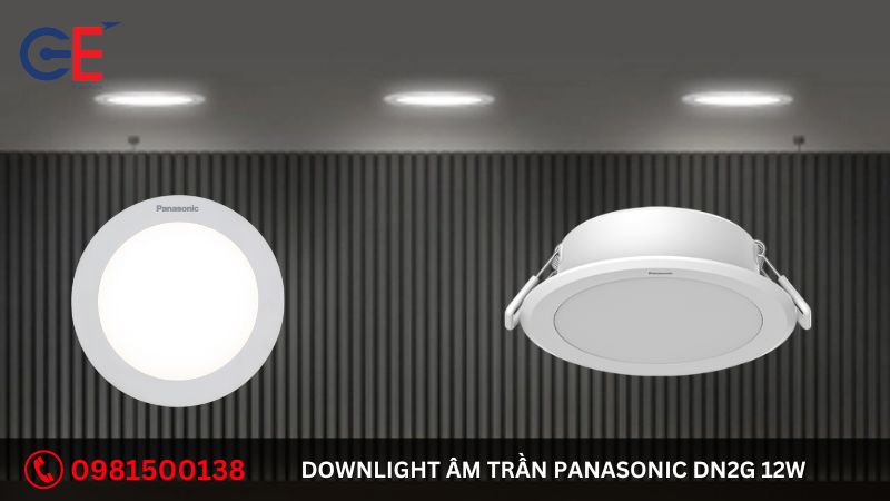 Cách lắp đặt Downlight âm trần Panasonic DN2G 12W