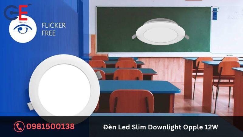 Cách lắp đặt đèn Led Slim Downlight Opple 12W