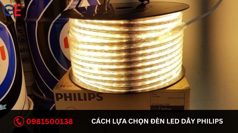 Cách lựa chọn đèn Led dây Philips phù hợp
