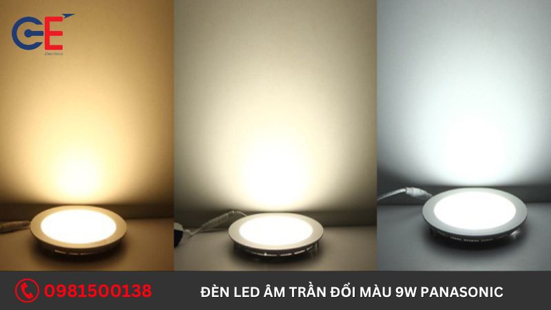 Cách sử dụng đèn Led âm trần đổi màu 9W Panasonic đúng cách