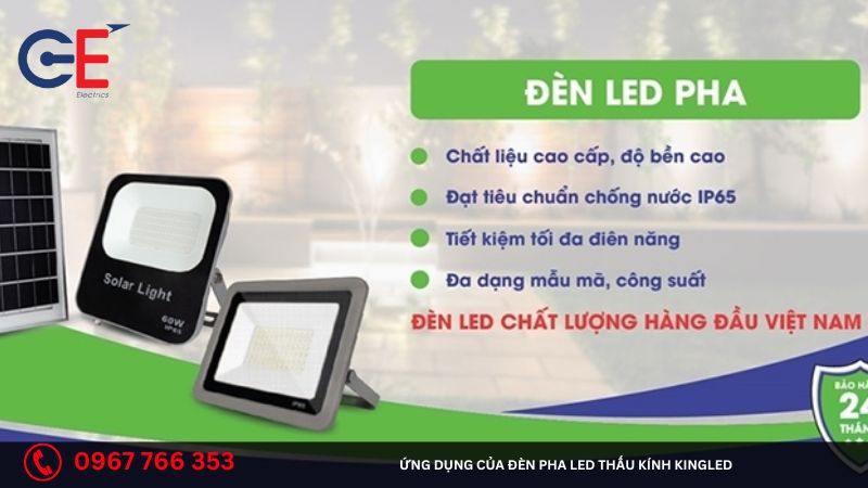 Cách sử dụng đèn led pha Kingled đúng cách