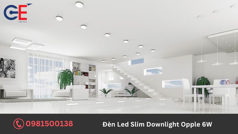 Cách sử dụng đèn Led Slim Downlight Opple 6W