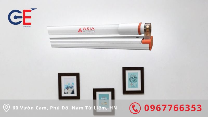 Cấu tạo của bộ tuýp led thủy tinh 20W 1m2 Asia