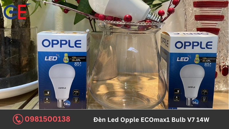 Cấu tạo của đèn Led Opple ECOmax1 Bulb V7 14W