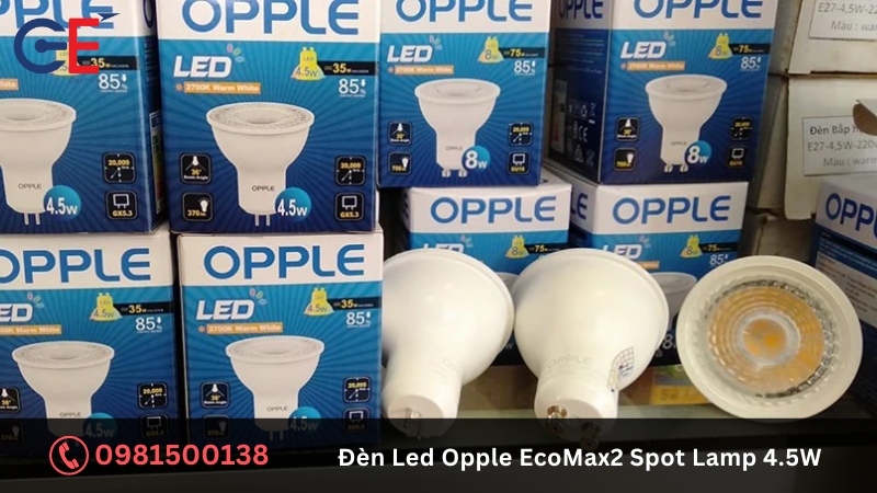 Cấu tạo của đèn Led Opple EcoMax2 Spot Lamp 4.5W