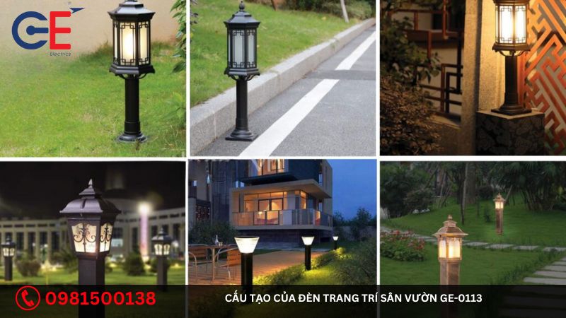 Ưu điểm của đèn trang trí sân vườn GE-0113