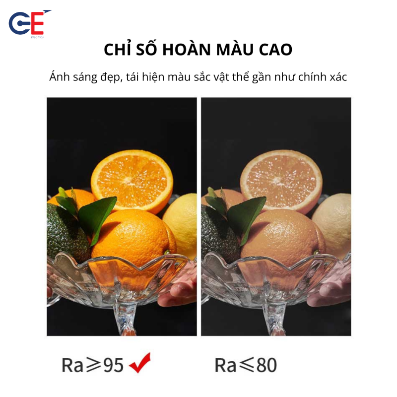 Chỉ số hoàn màu cao CRI