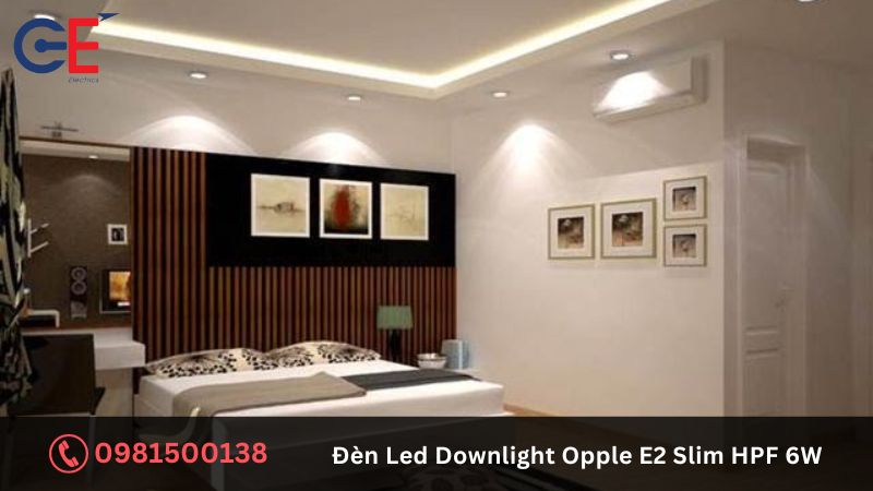 Các chức năng của đèn Led Downlight Opple E2 Slim 6W