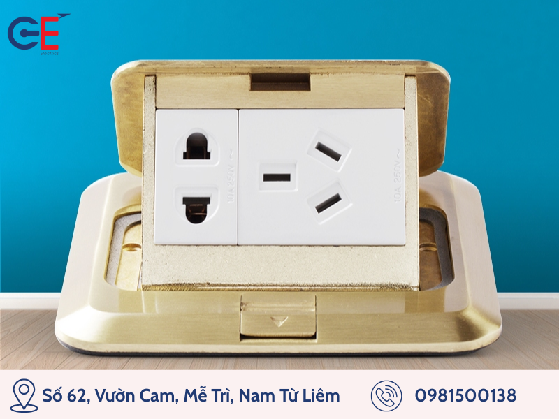 Công tắc Simon lắp đế âm sàn 