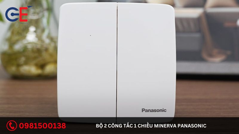 Công dụng của bộ 2 công tắc 1 chiều Minerva Panasonic