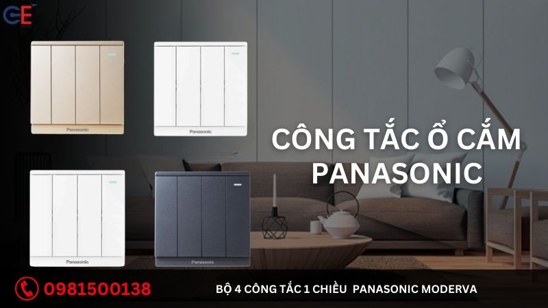 Công dụng của bộ 4 công tắc 2 chiều Panasonic Moderva